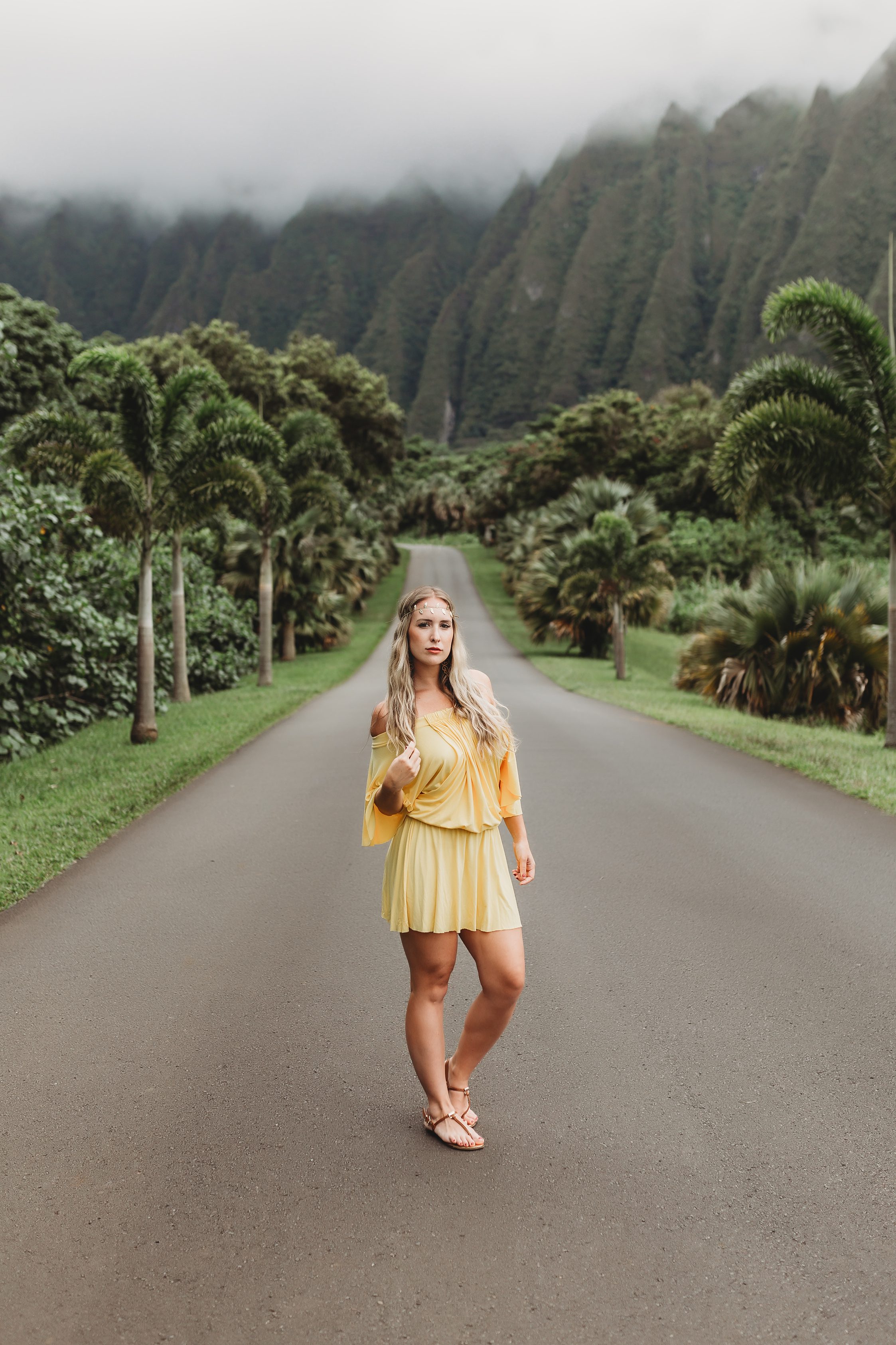 Botanical Garden Kaneohe Portrait Session Kaneohe Gardens