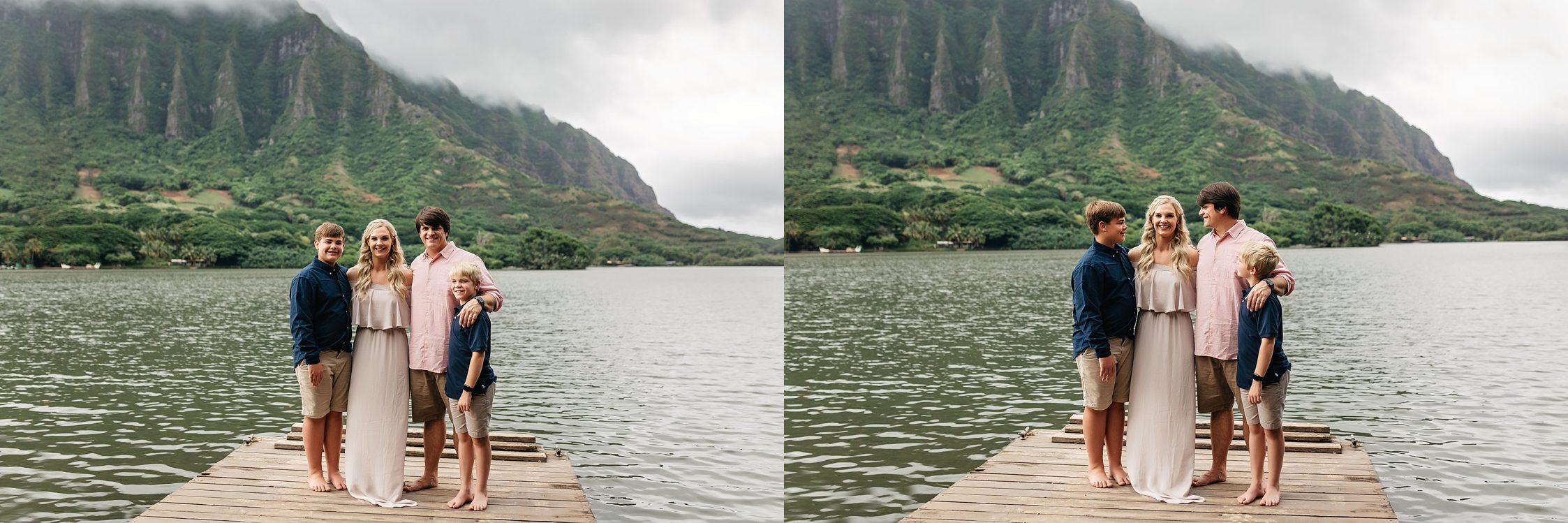 B Family Session at Secret Island, Kaneohe Honolulu Family