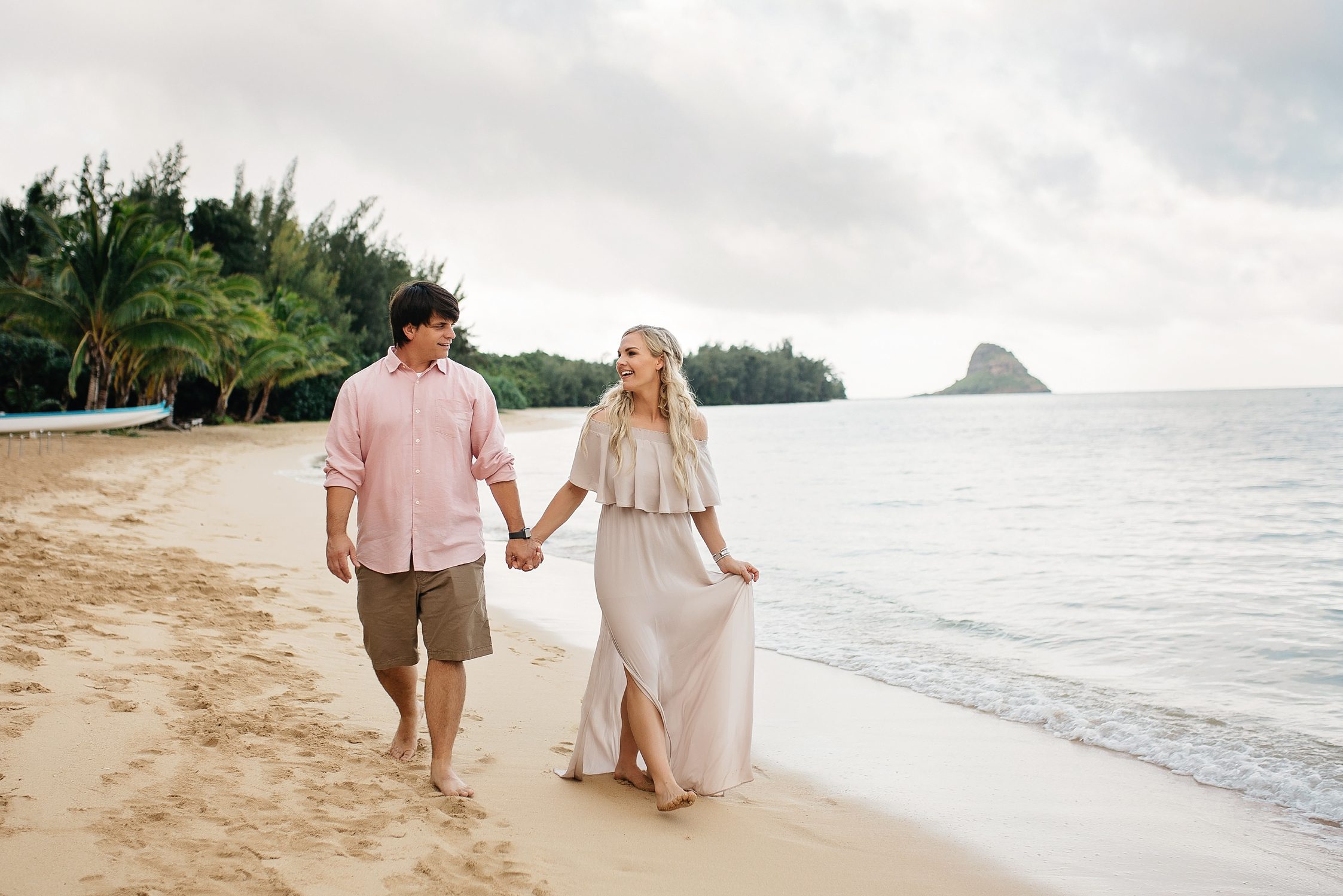 B Family Session at Secret Island, Kaneohe Honolulu Family