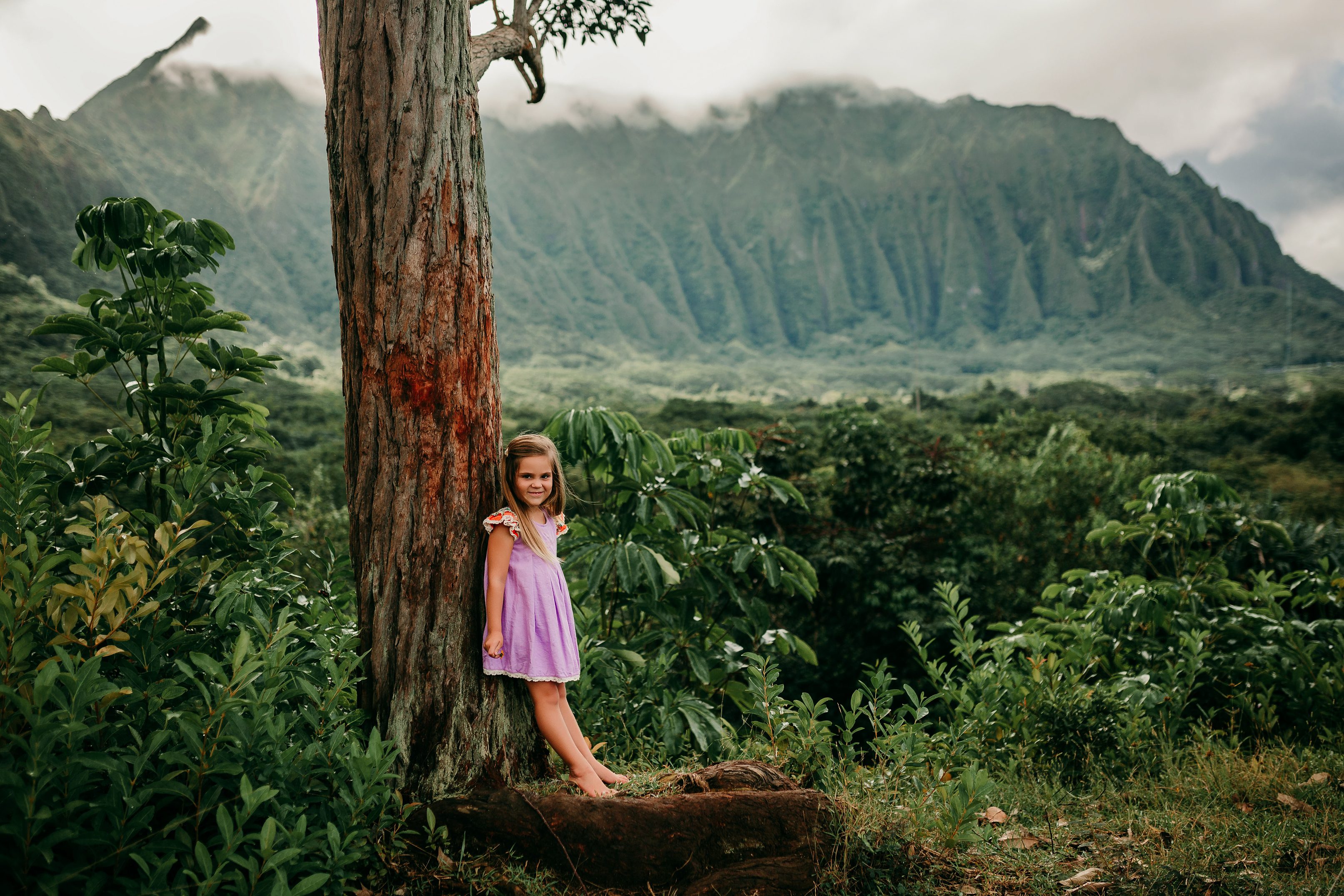 C Portrait Session At Kaneohe Botanical Gardens Honolulu